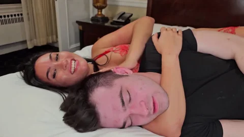 Kylie Rides Face and Applies Figure-Four